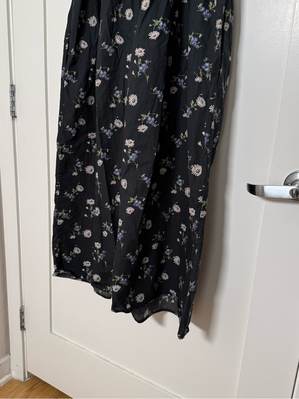 Christy Dawn Farm To Closet Midi Dress XL Navy Floral Short Sleeve Cottagecore - Picture 3 of 13